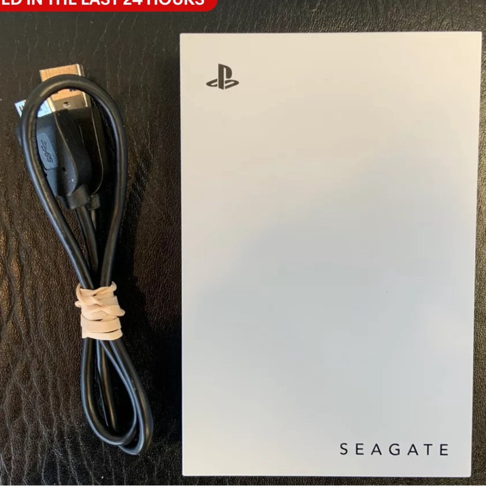 Seagate PlayStation External Hard Drive - White